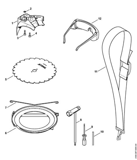 Riparo, utensili, accessorio a richiesta FT 100 FT 100 brand Stihl